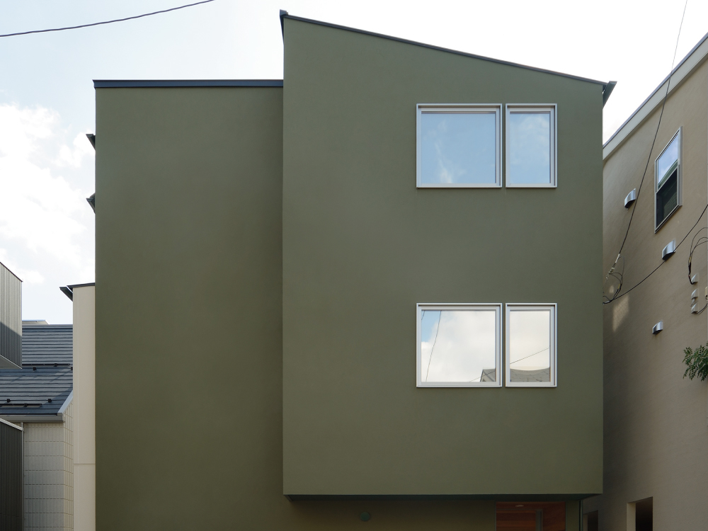 CASE403 注文住宅「オリーブグリーンな家」の建築実例・施工例の写真
