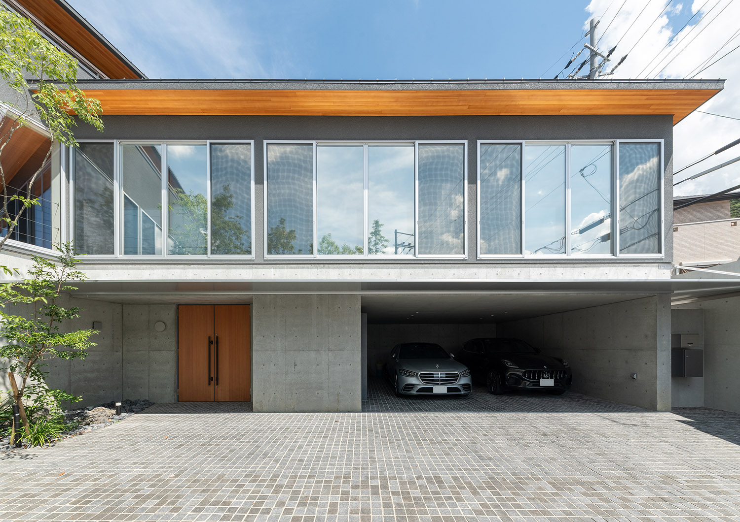 デザイン住宅建築実例_外観・注文住宅『CASE784 贅と静』の建築実例・施⼯例の写真_外観