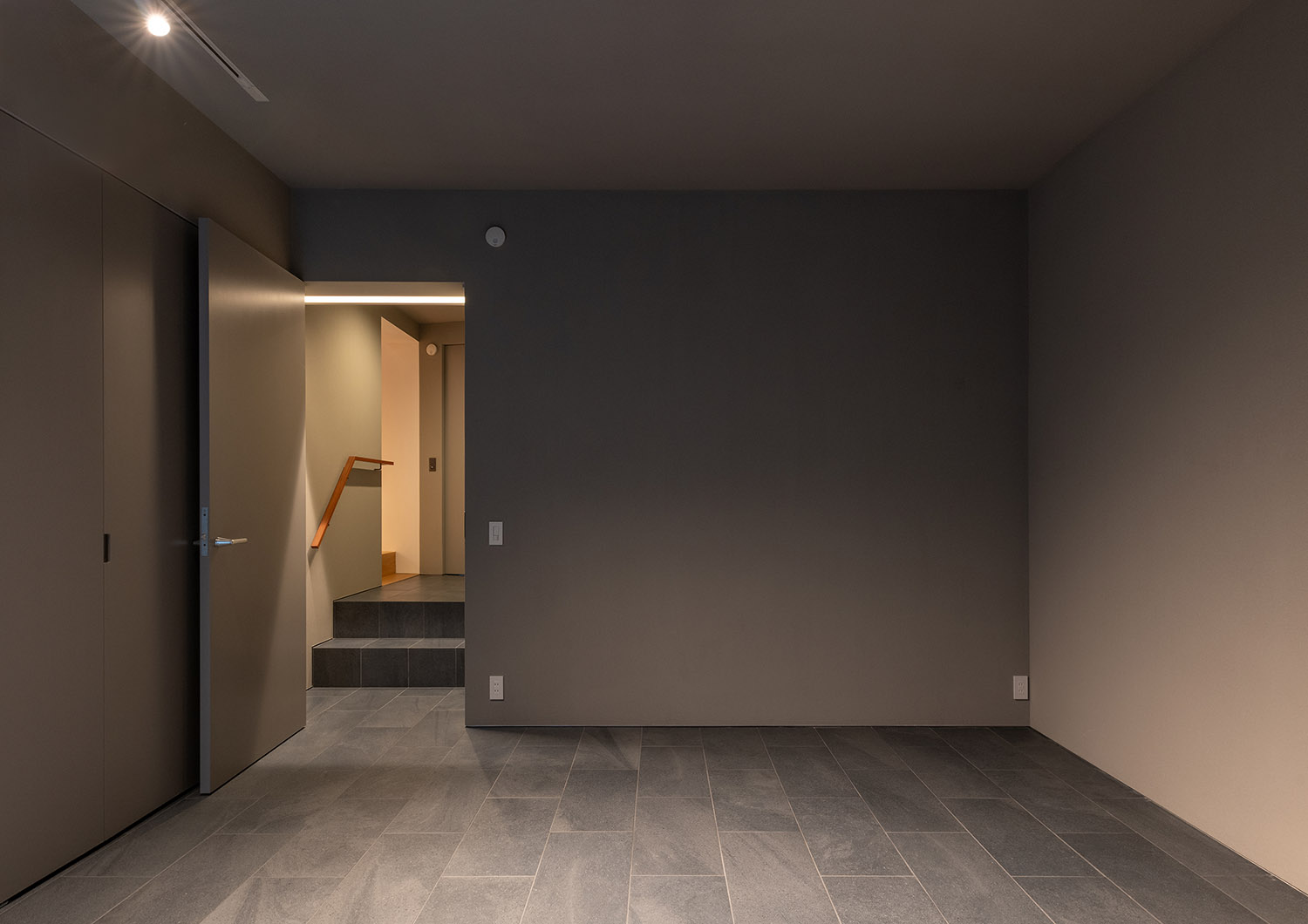 デザイン住宅建築実例_外観・注文住宅『CASE784 贅と静』の建築実例・施⼯例の写真_玄関