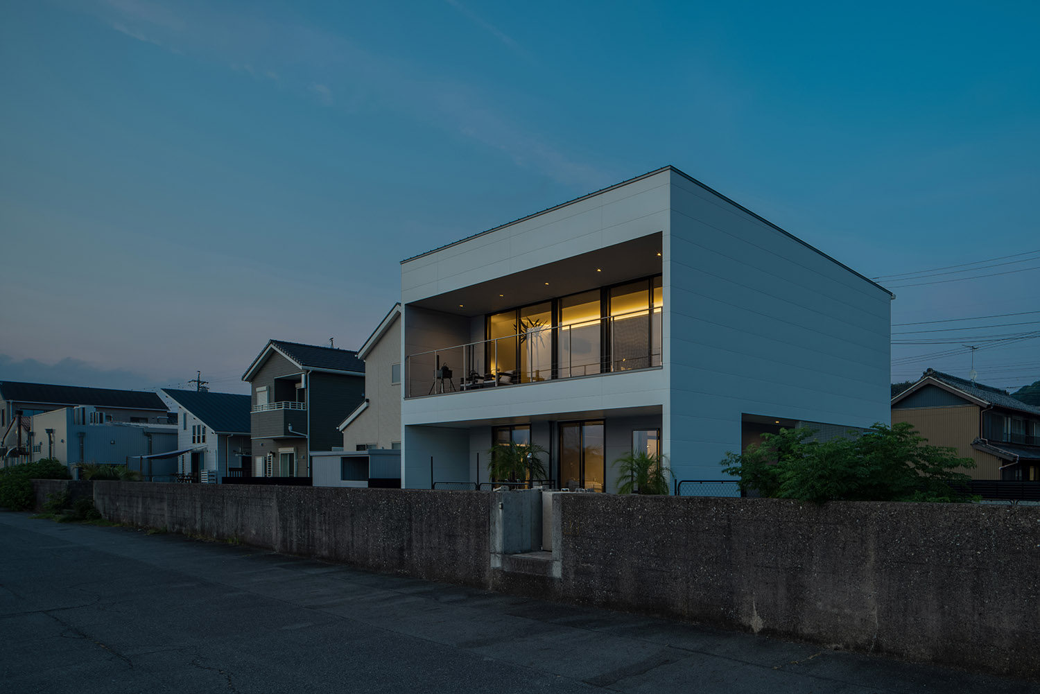 デザイン住宅建築実例_外観・注文住宅『CASE785 凪の邸』の建築実例・施⼯例の写真_外観